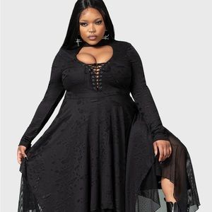 KILLSTAR Boneland Maxi Arrow Dress - NWT 3X